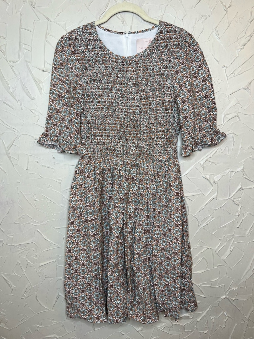 GMG Gal Meets Glam Piper Smocked Dress Size 00